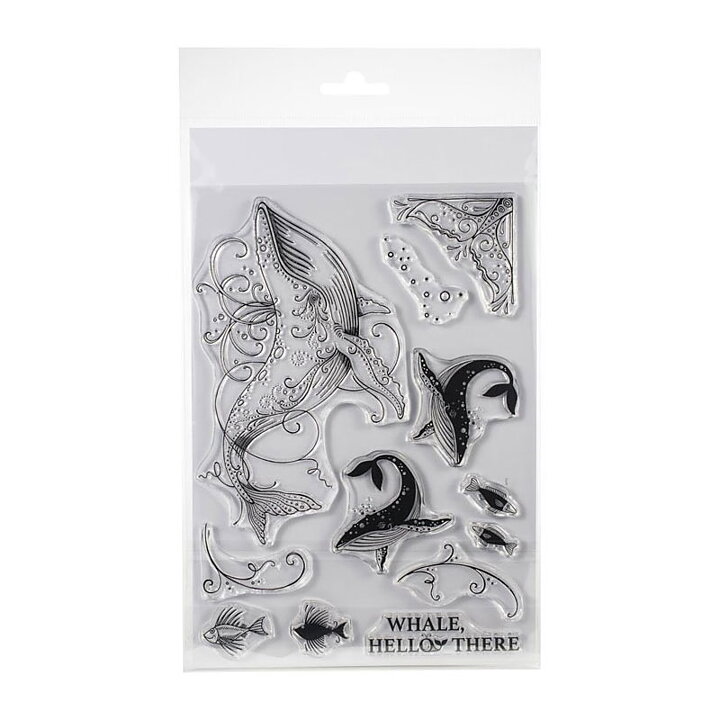 Pink Ink Designs Clear Stamp Set A5 - Whale