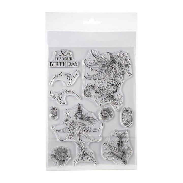Pink Ink Designs Clear Stamp Set A5 - Sea Nymphs