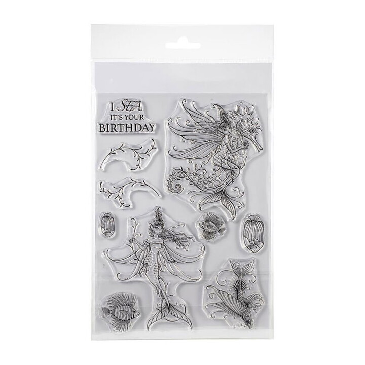 Pink Ink Designs Clear Stamp Set A5 - Sea Nymphs