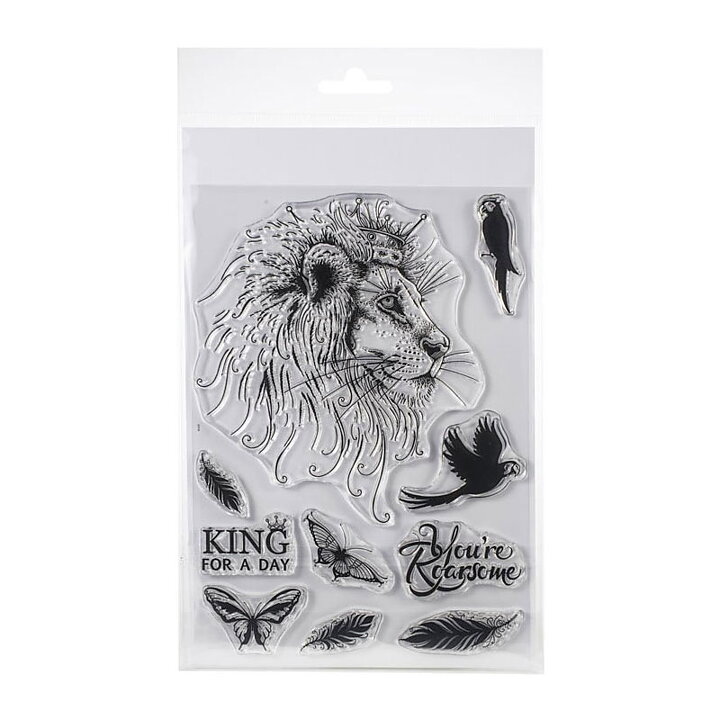 Pink Ink Designs Clear Stamp Set A5 - Lion
