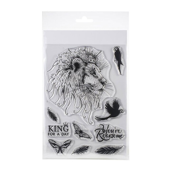 Pink Ink Designs Clear Stamp Set A5 - Lion