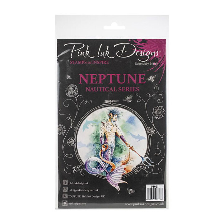 Pink Ink Designs Clear Stamp Set A5 - Neptune