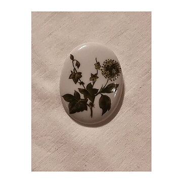 Brooch Seltmann Weiden- Flower & Leaves
