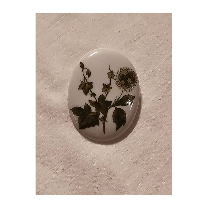 Brooch Seltmann Weiden- Flower & Leaves