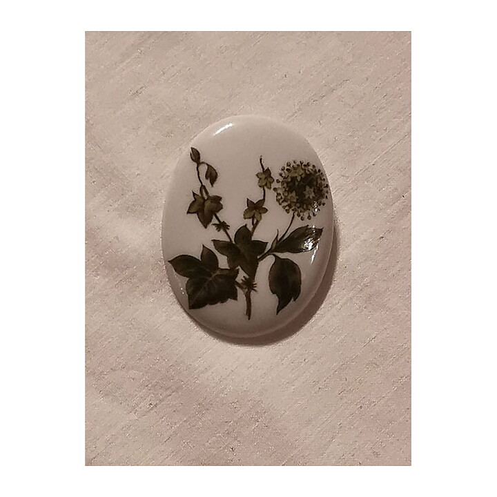 Brooch Seltmann Weiden- Flower & Leaves