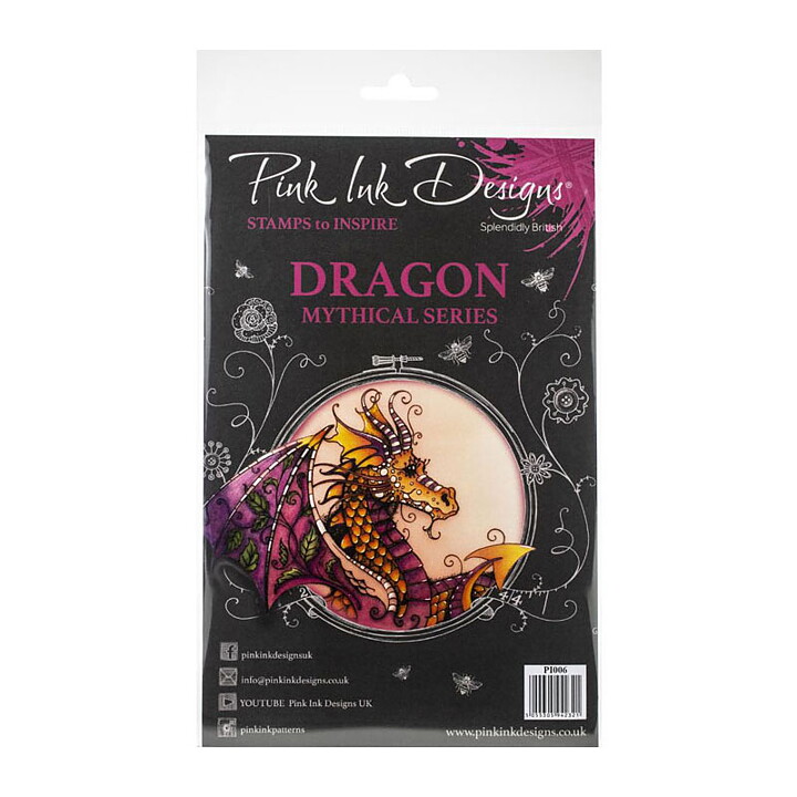 Pink Ink Designs Clear Stamp Set A5 - Dragon