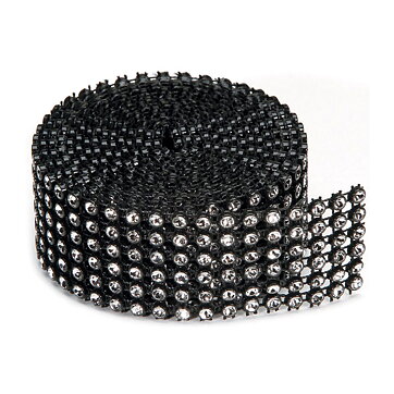 Darice Bling On A Roll - Black & Silver 1,8m