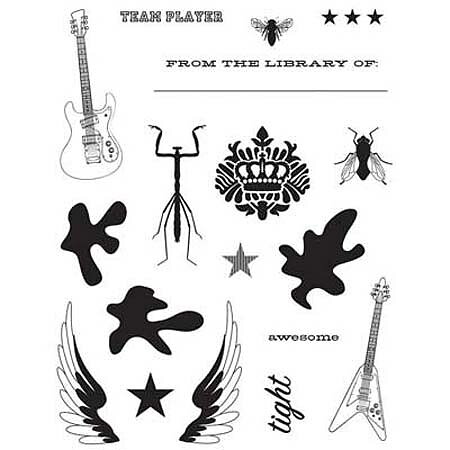 Making Memories Clear Stamps - Just Chillin Boy