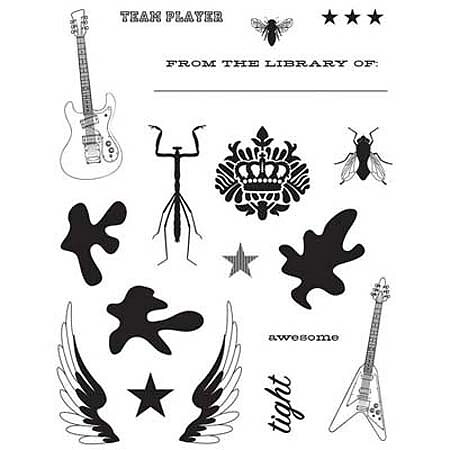 Making Memories Clear Stamps - Just Chillin Boy