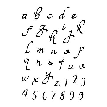 Ciao Bella Stamping Art Clear Stamps - Alphas Moonlight Lowercase