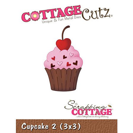 Cottage Cutz Dies 3x3 Food Cupcake 2