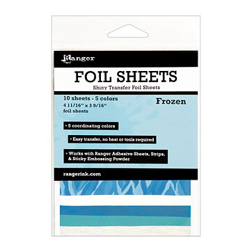 Ranger Inkssentials Foil Sheets 3.6" x 4.7" - Frozen