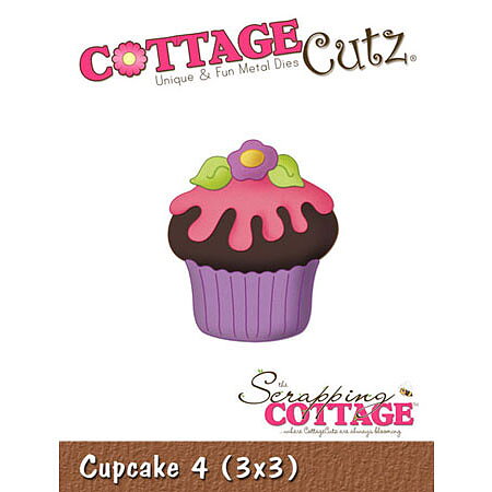 Cottage Cutz Dies 3x3 Food Cupcake 4