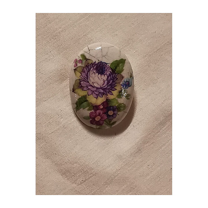 Brooch - Flower & Leaves