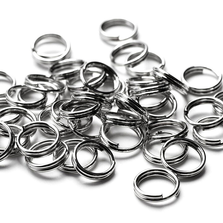 Cousin Stainless Steel Elegance - Split Ring 6 mm