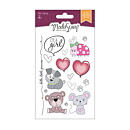 Moda Scrap Clear Stamps - Puppies Girl