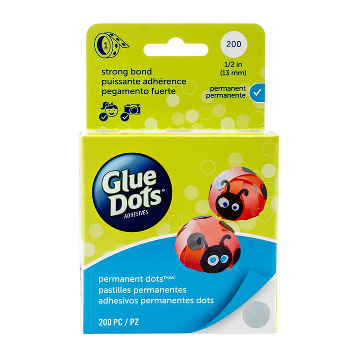 Glue Dots Permanent - Secure Hold 200  