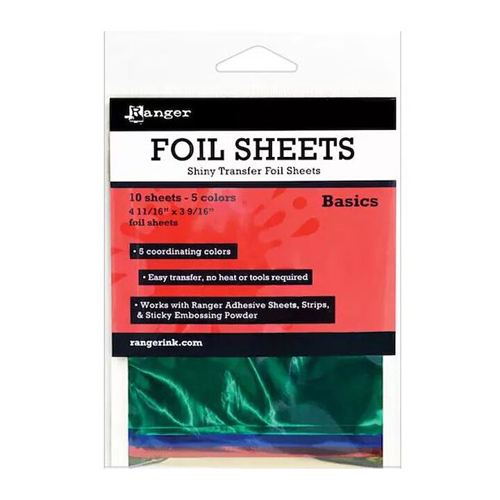 Ranger Inkssentials Foil Sheets 3.6" x 4.7" - Basics