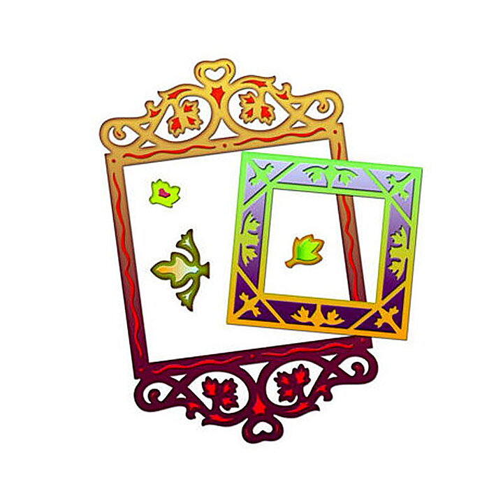 Spellbinders Frameabilities Dies - Foliage Frame