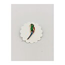 Pin - Parrot with Rhinestones