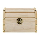 Darice Wooden Hinged Chest W/Clasp