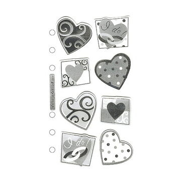 EK Success Sticko Vellum Stickers - I Do's