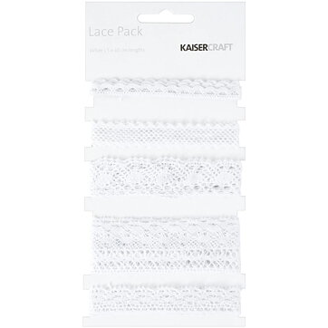 Kaisercraft Lace Pack - White