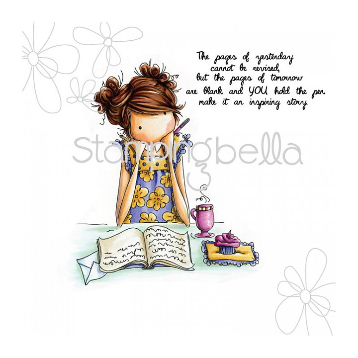 Stamping Bella Cling Rubber Stamps - Uptown Girl Jayden loves to journal
