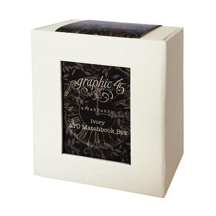 Graphic 45 ATC Matchbook Box - Ivory