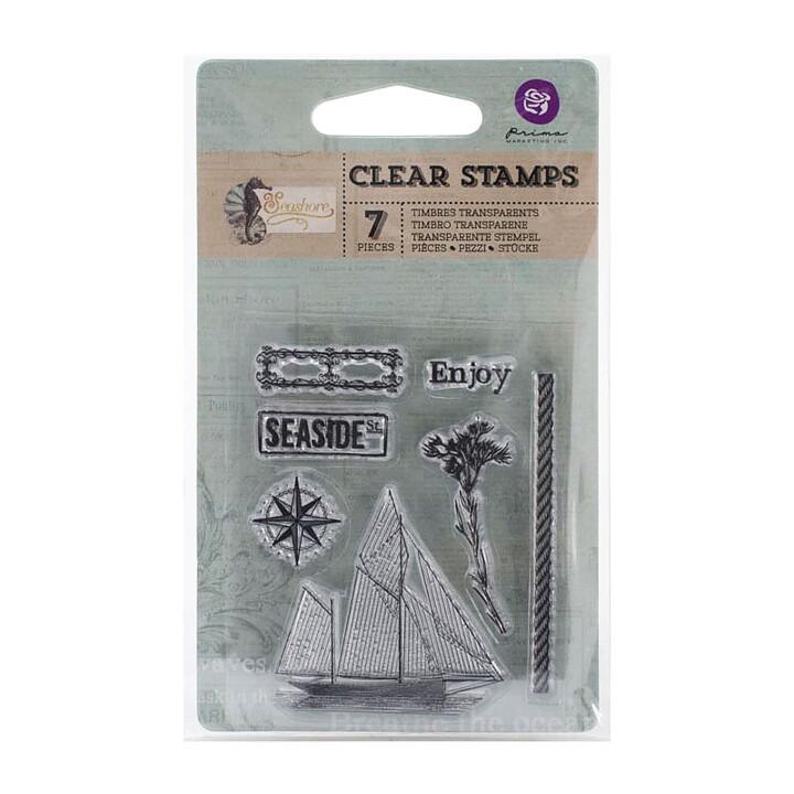 Prima Marketing Clear Stamps - Seashore