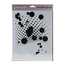 Dress My Craft Stencil A4 - Watercolor Splatter