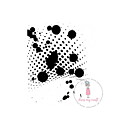 Dress My Craft Stencil A4 - Watercolor Splatter