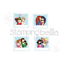 Stamping Bella Cling Rubber Stamps - Uptown Girl Snapshots Mini