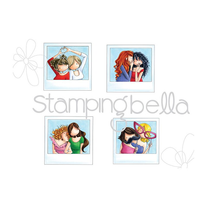 Stamping Bella Cling Rubber Stamps - Uptown Girl Snapshots Mini