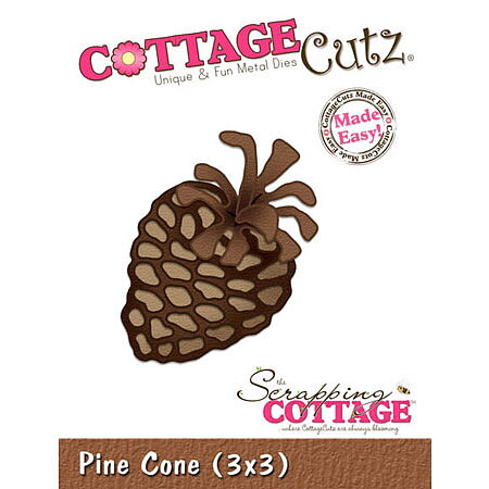 Cottage Cutz Dies 3x3 Trees Pine Cone
