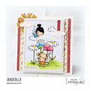 Stamping Bella Cling Rubber Stamps - Little Bits Floral Set
