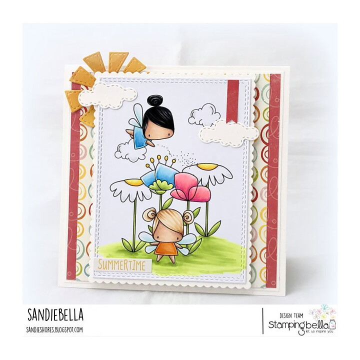 Stamping Bella Cling Rubber Stamps - Little Bits Floral Set