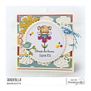 Stamping Bella Cling Rubber Stamps - Little Bits Floral Set