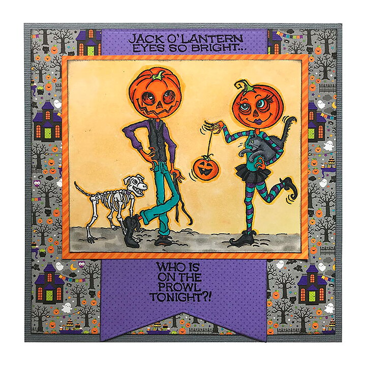 Stampendous Perfectly Clear Stamps - Pumpkin People