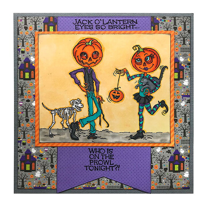 Stampendous Perfectly Clear Stamps - Pumpkin People