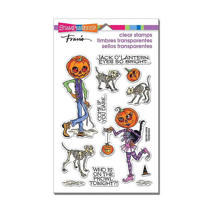 Stampendous Perfectly Clear Stamps - Pumpkin People