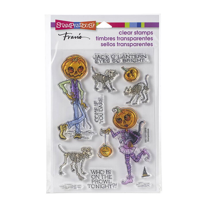 Stampendous Perfectly Clear Stamps - Pumpkin People