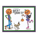 Stampendous Perfectly Clear Stamps - Pumpkin People