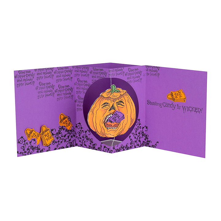 Stampendous Perfectly Clear Stamps - Skeleton Yoga