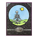 Stampendous Perfectly Clear Stamps - Skeleton Yoga