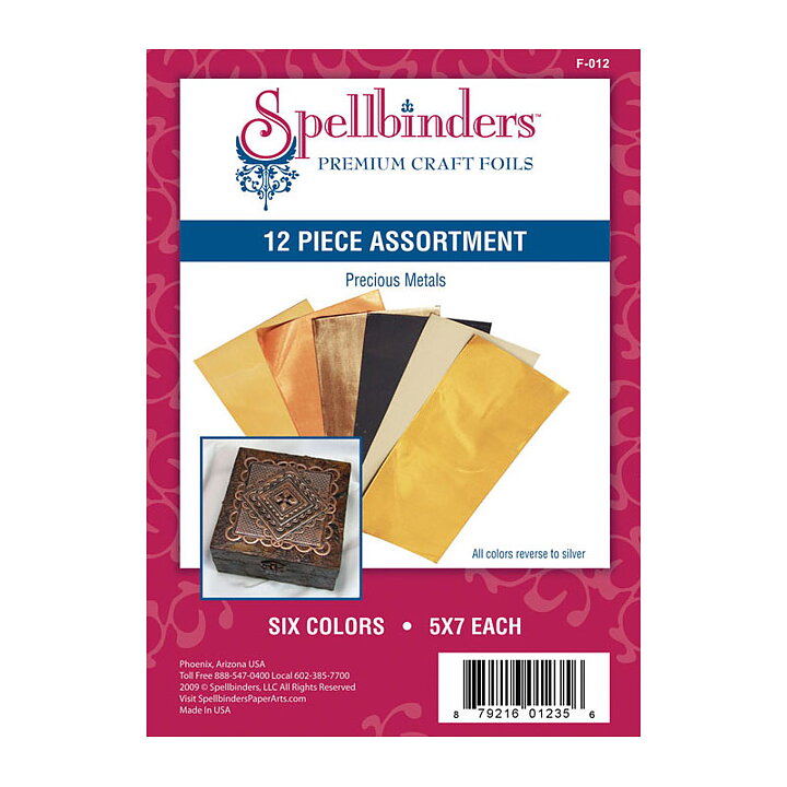 Spellbinders Premium Craft Foils - Precious Metals