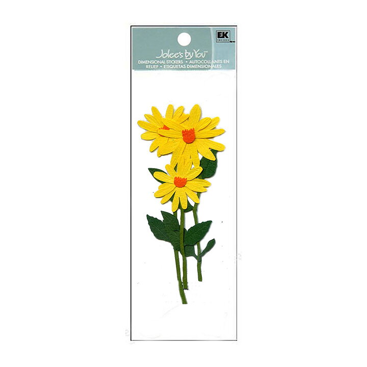 EK Success Stickers Jolee's By You Small - Yellow Shasta Daisy