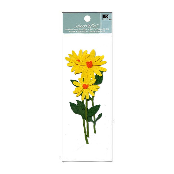 EK Success Stickers Jolee's By You Small - Yellow Shasta Daisy