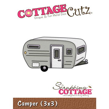Cottage Cutz Dies 3x3 Vacation Camper