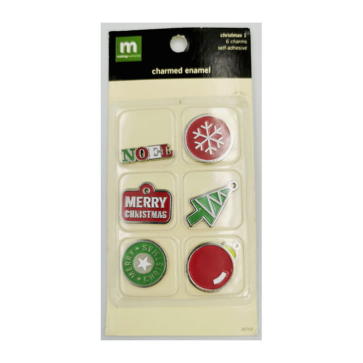 Making Memories Enamel Charms - Christmas 1